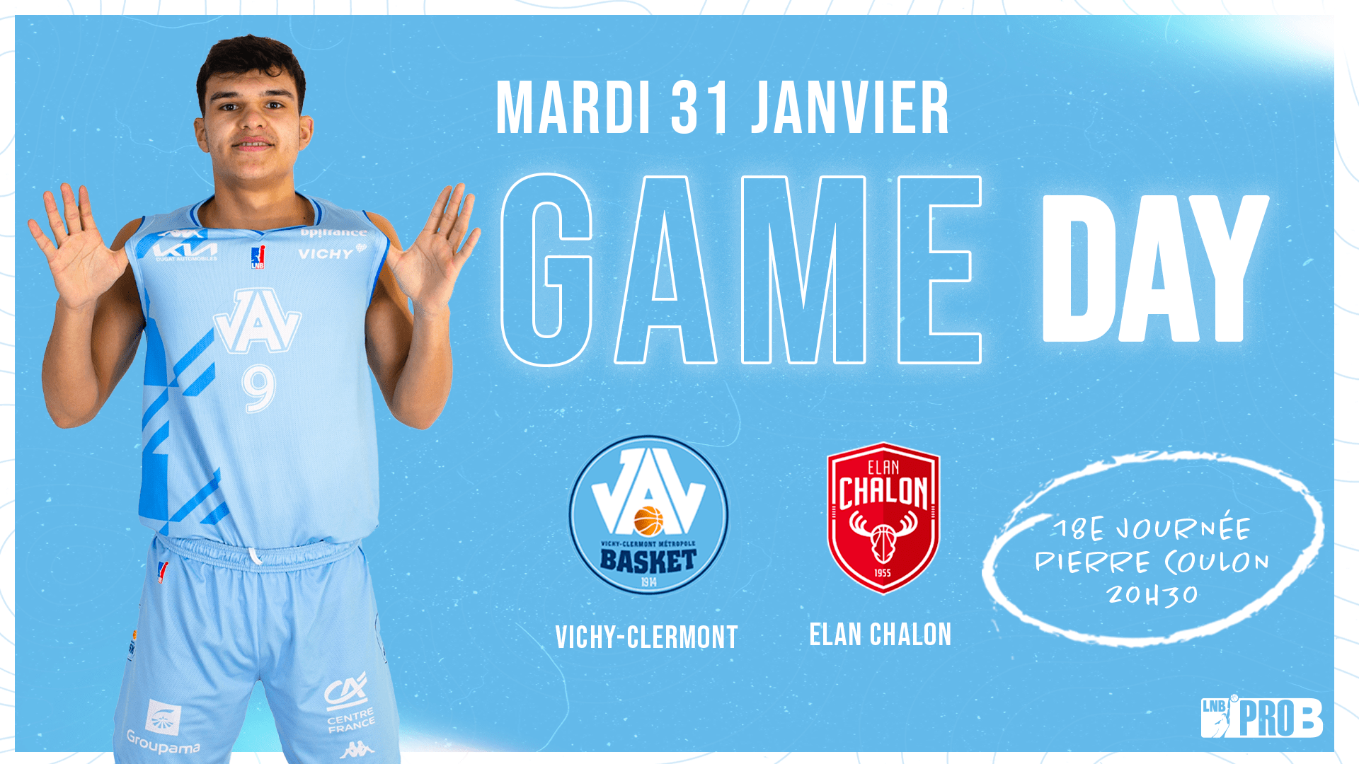 Jour de Match n°18 VichyClermont / Elan Chalon Site