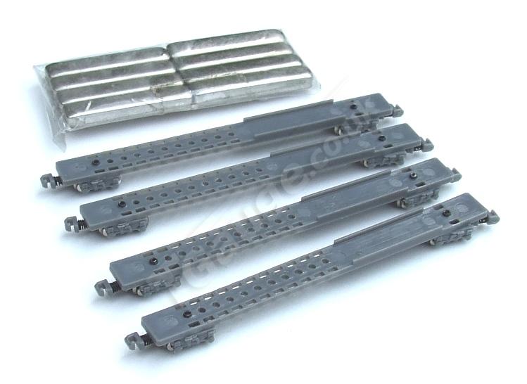 T Gauge 1450 Scale Set of 4 Adjustable Chassis Units 023 VCSHobbies