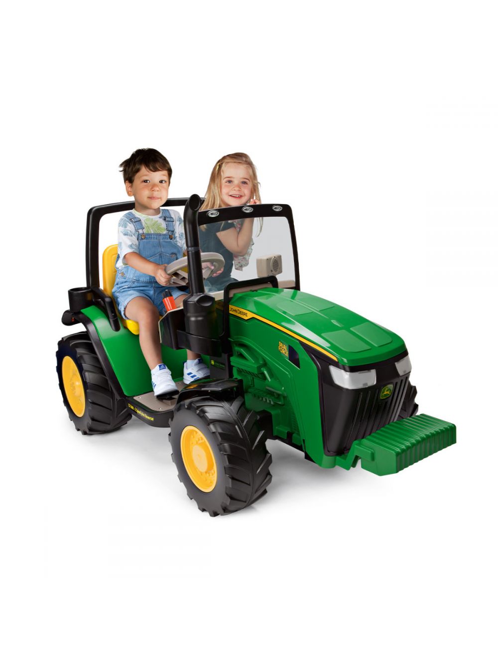 12v John Deere Dual Force Tractor Battery Operated Ride On (2 Seater) VC Traders
