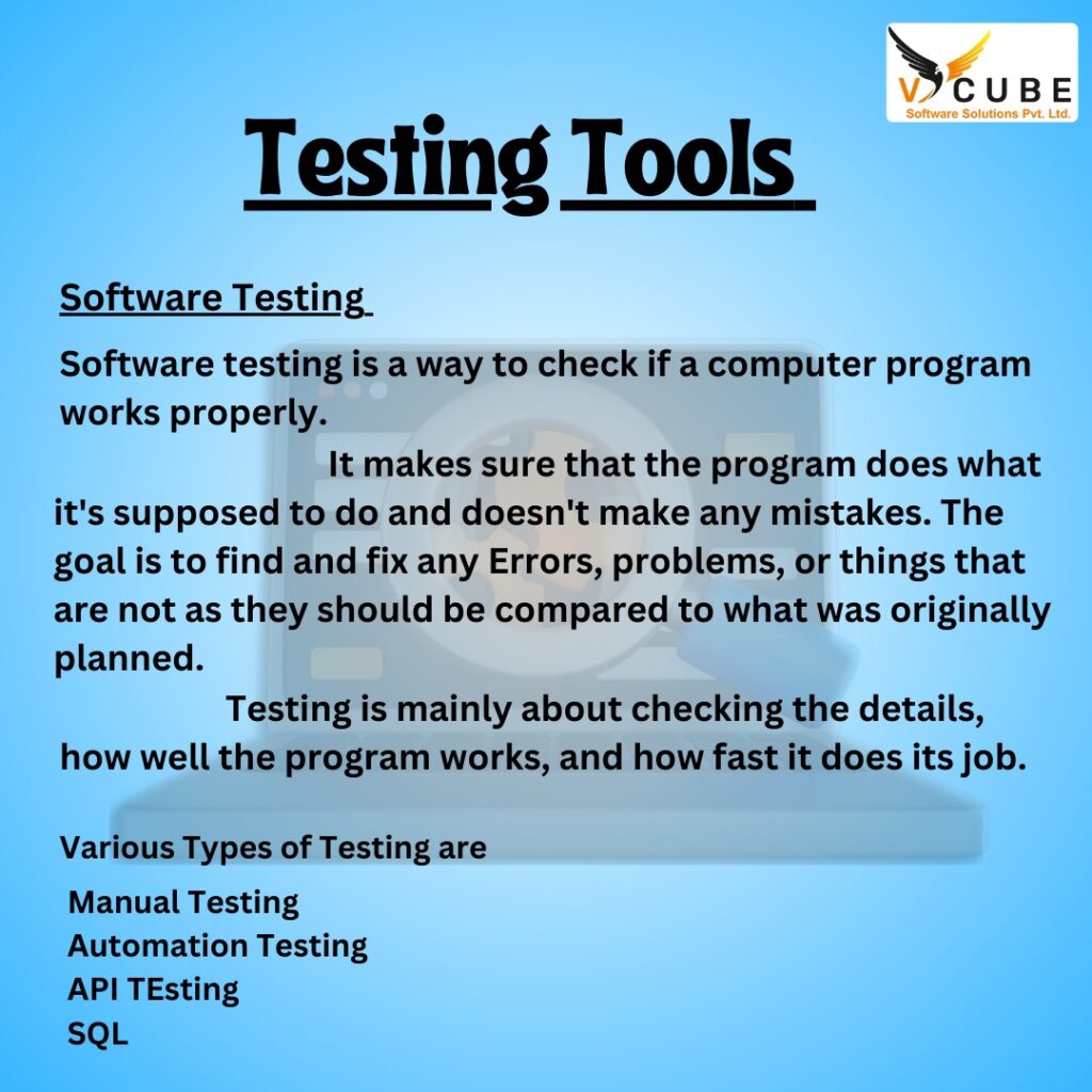 Best Testing Tools Training Institute In Hyderabad VCUBE