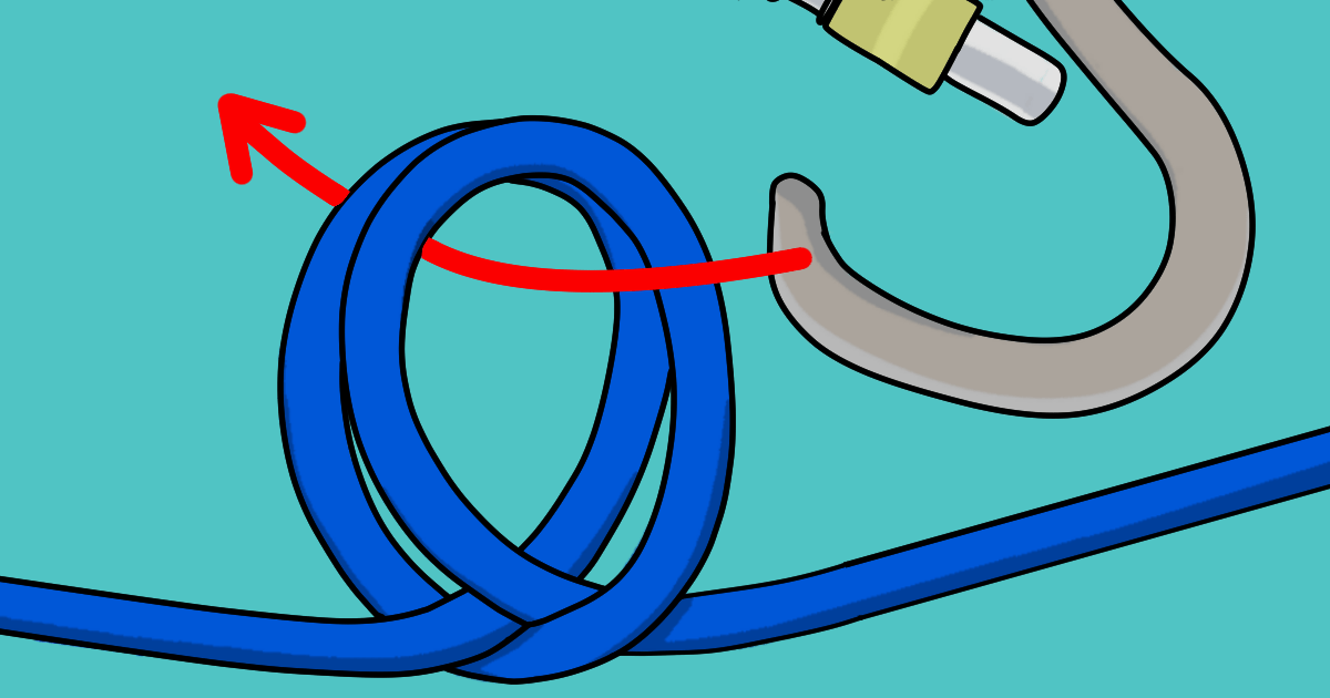 How To Tie a Clovehitch Trad Climbing Skills VDiff Climbing