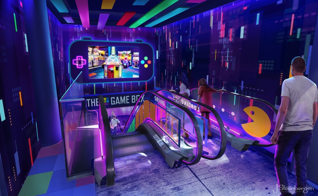 The Game Box opent bij station