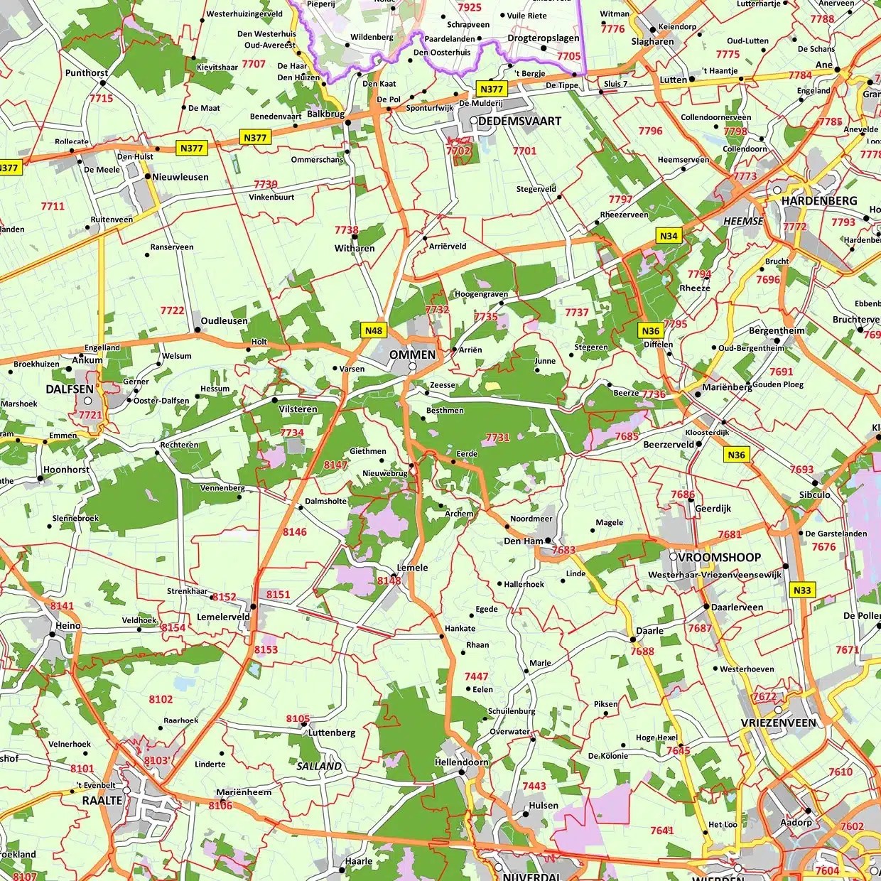 Landkaart Overijssel Met Plaatsnamen 19 Images Luxury Plaatsen In Overijssel Kaart