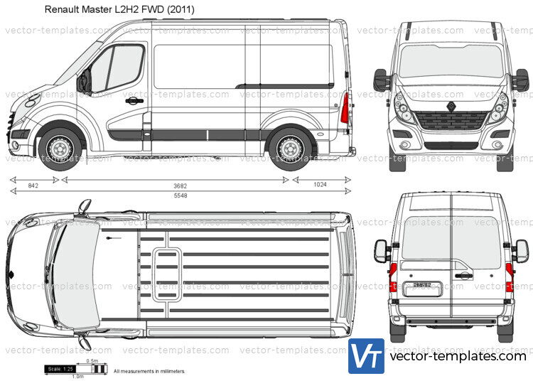 Templates Cars Renault Renault Master L2H2 FWD