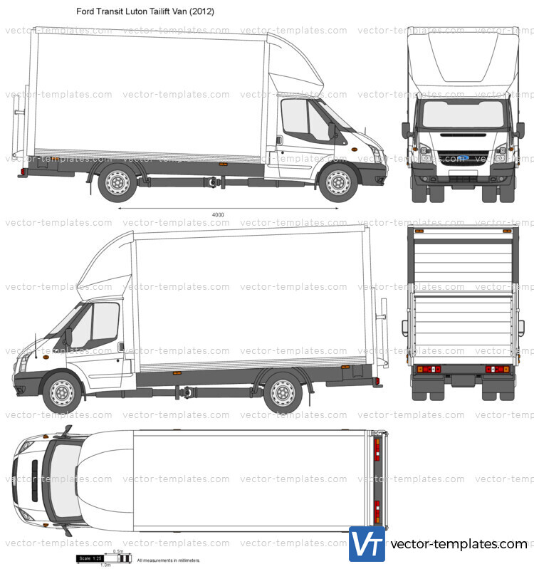 Templates Cars Ford Ford Transit Luton Tailift Van