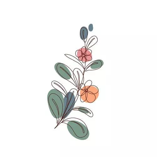 Minimalist Flower Drawings 25 Best Examples to Follow