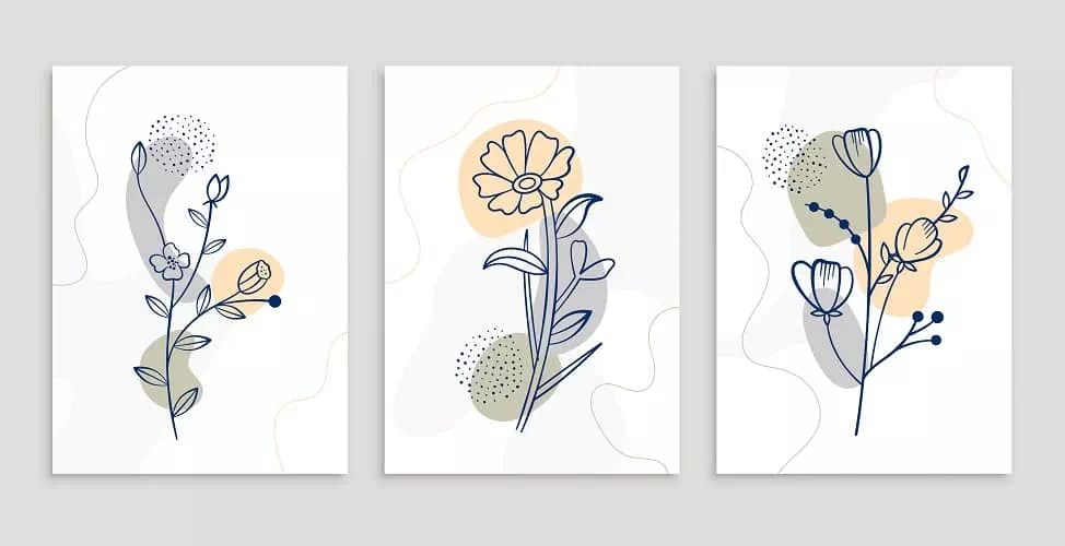 Minimalist Flower Drawings 25 Best Examples to Follow