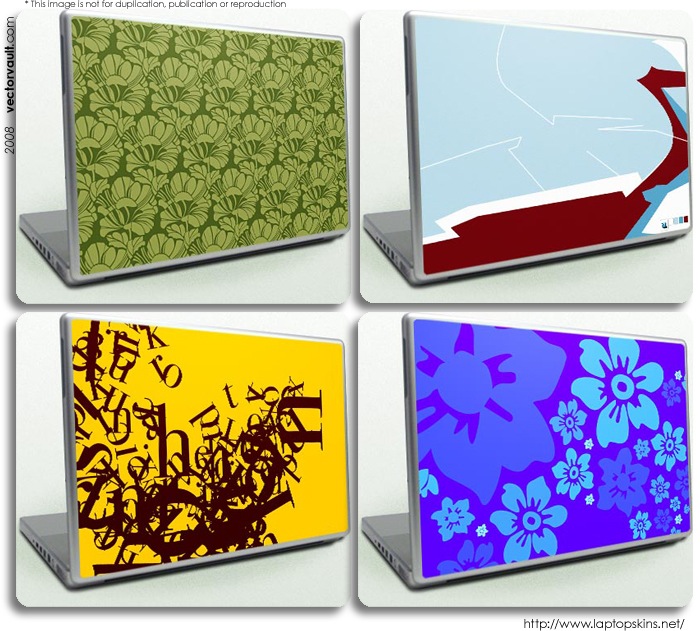VECTOR LAPTOP SKINS Dress up your deck Vectorvault Art Blog