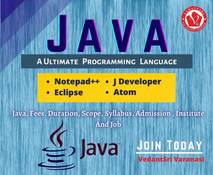 Java Course Details, Fees, Duration, Scope, Syllabus