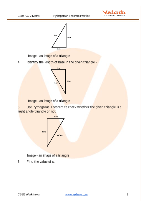 Pythagorean Theorem Worksheet With Answer Key