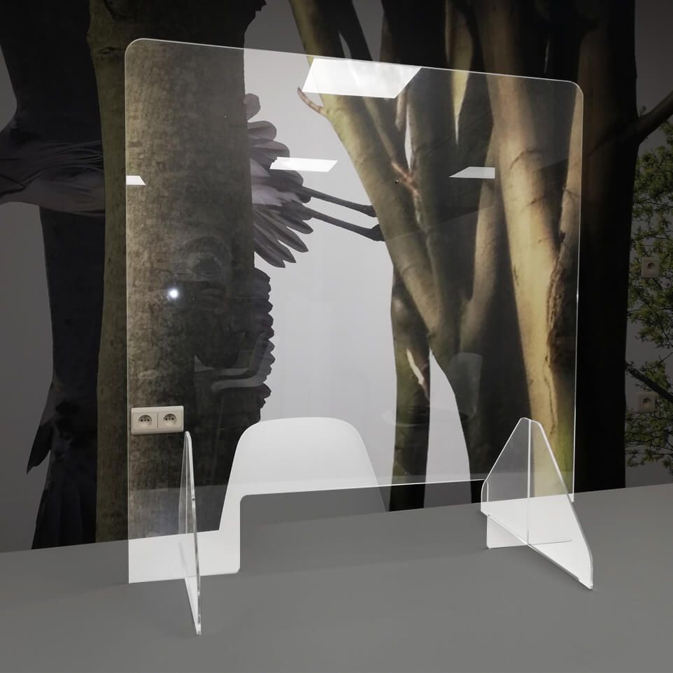 Protective plexiglass Protection glass against contamination