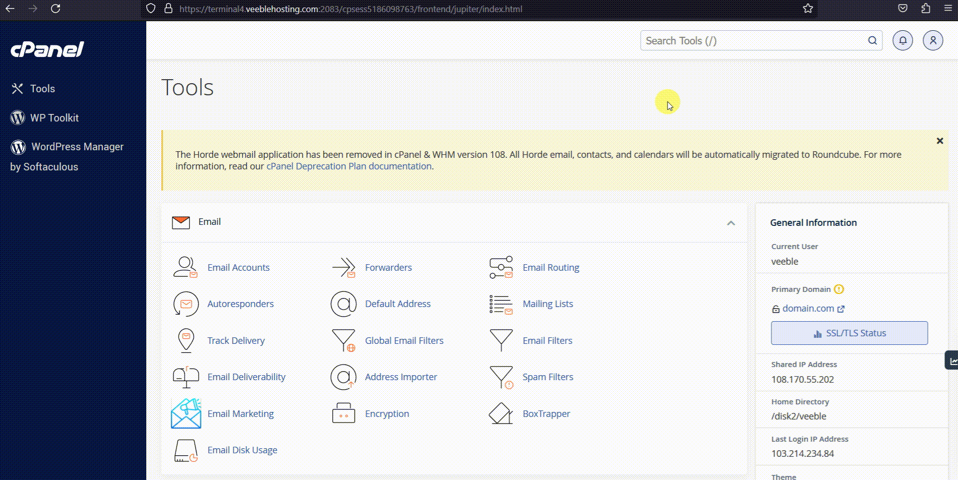How to Configure Spam Filters in cPanel Veeble Hosting