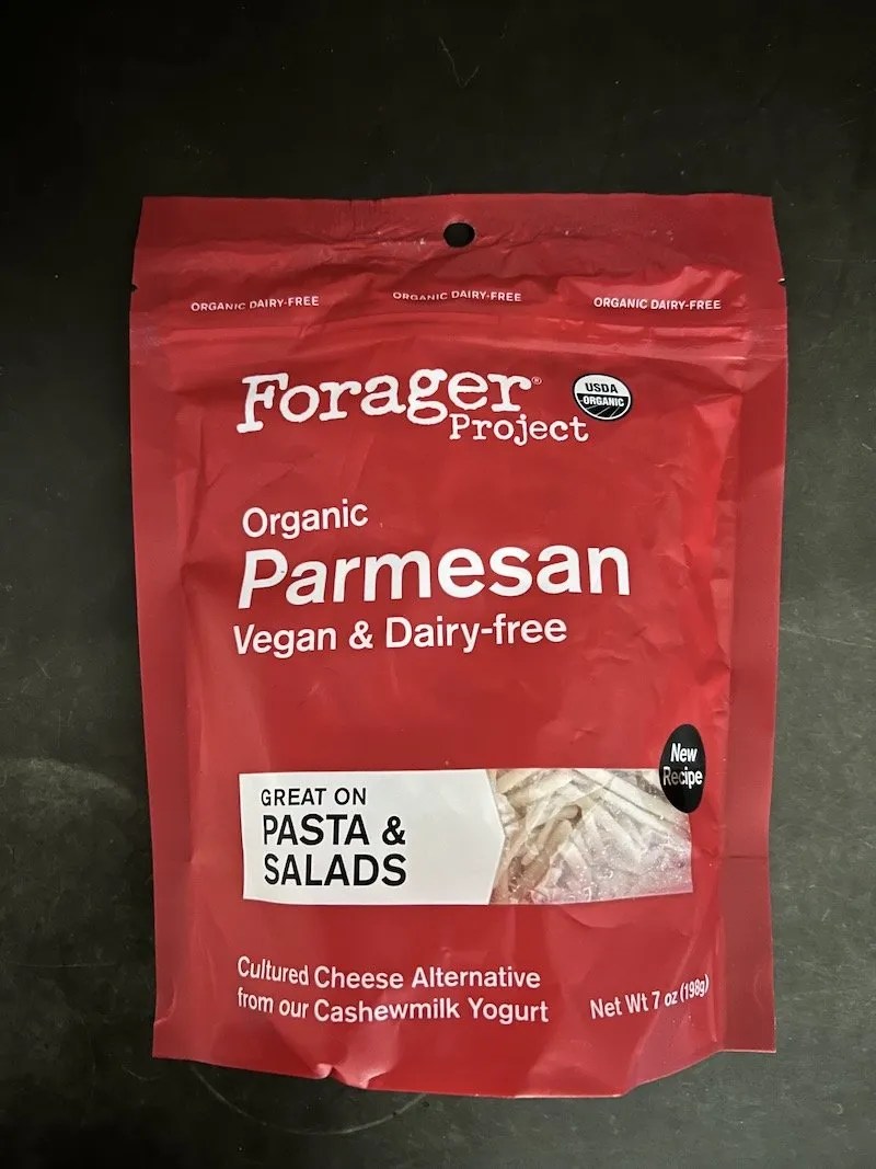 Forager Parmesan Cheese Vegan Cheese Tasting