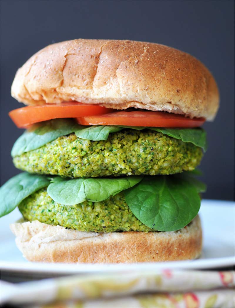 Edamame Rice Burger Veganosity