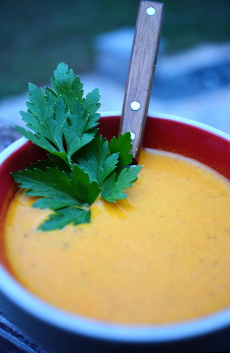 Tomato turmeric soup The Vegan Society