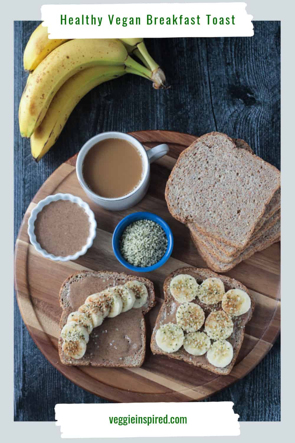 Healthy Vegan Breakfast Toast (Gluten Free option) Veggie Inspired