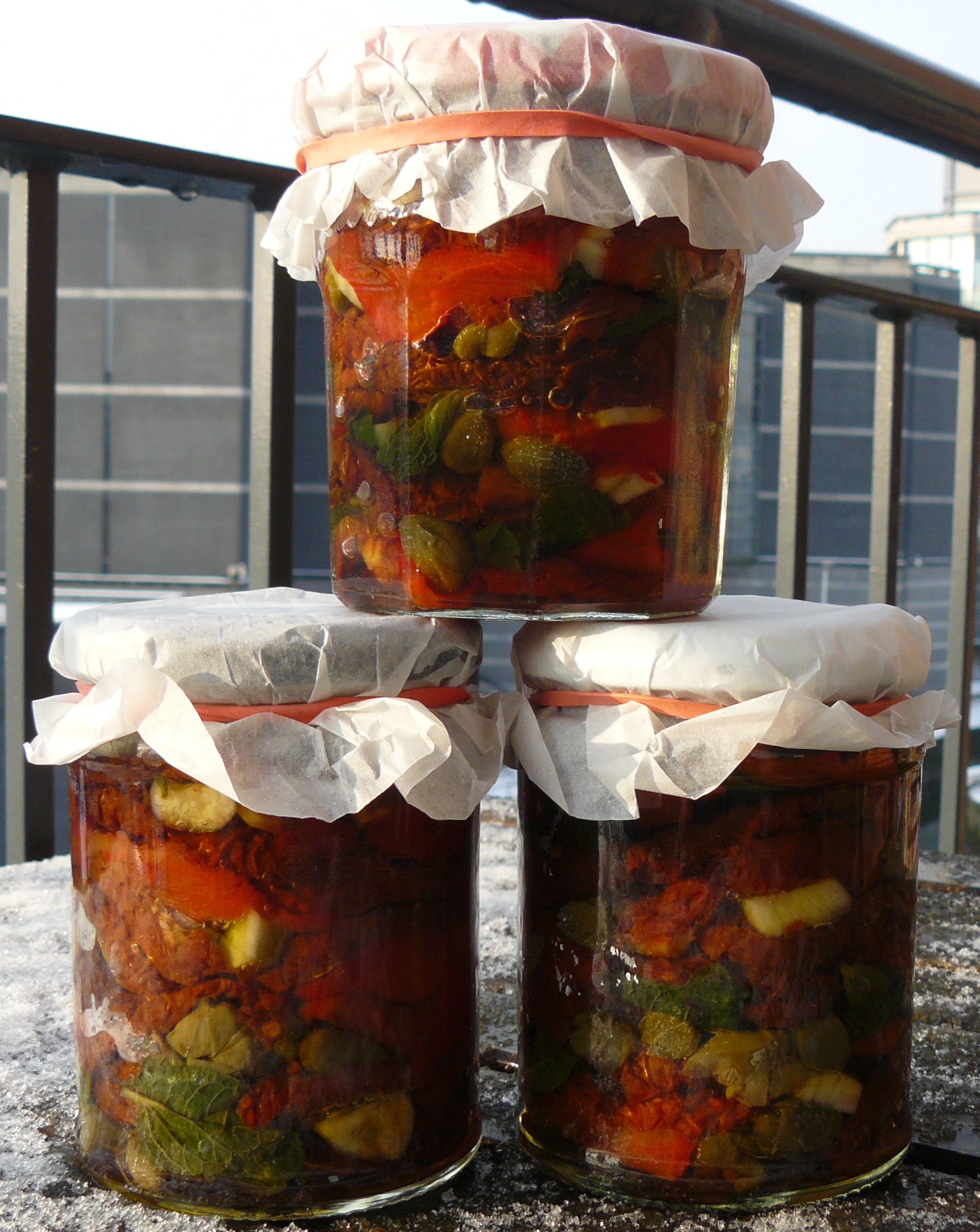 Sun Dried Tomato Antipasto Veggie Runners