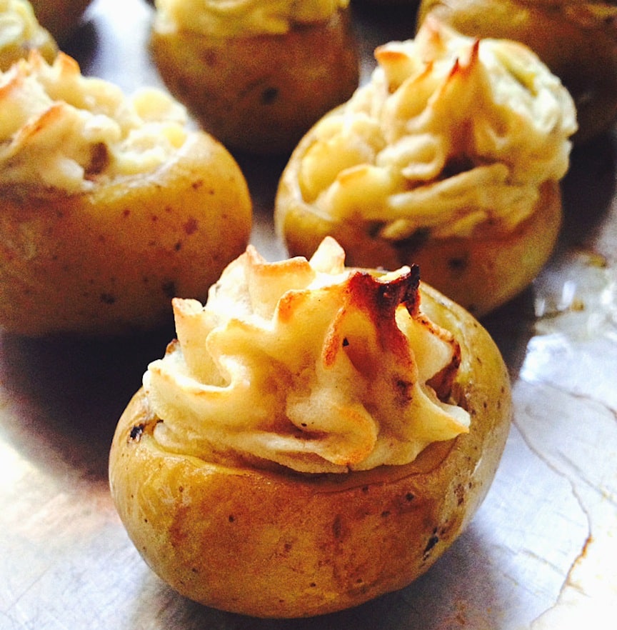 Twice Baked Golden Potatoes