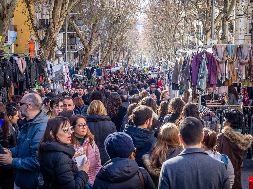 Comer en El Rastro Madrid