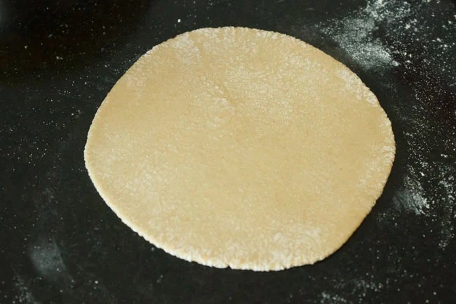 fried-modak10 rolled dough