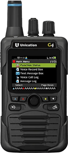 Unication G4 P25 Single Band Voice Pager | VEI Communications