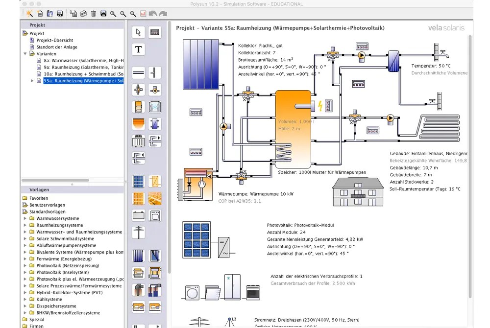 Elektrisches Verbindungsdiagramm Eines Warmwassertank