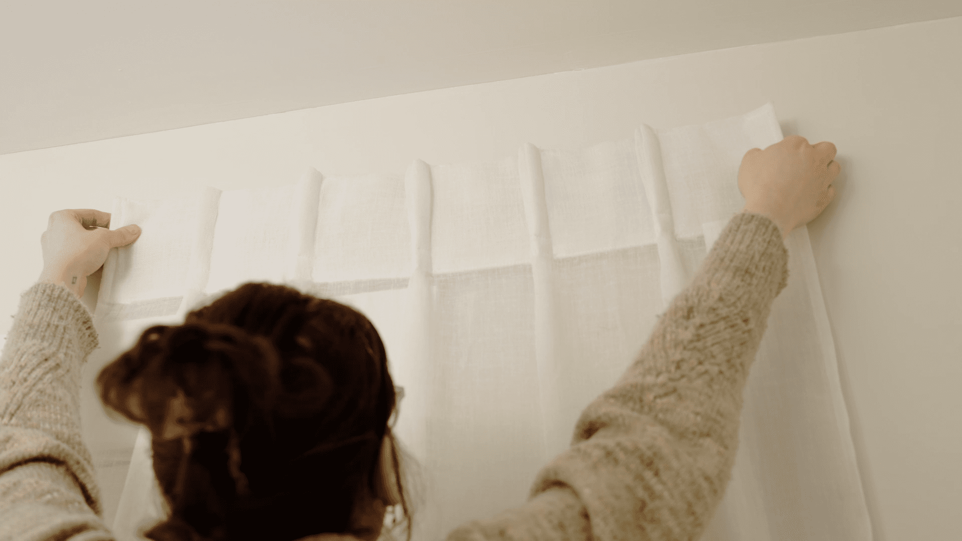 4 Ways to Hang a Curtain Without a Rod | VELCRO® Brand