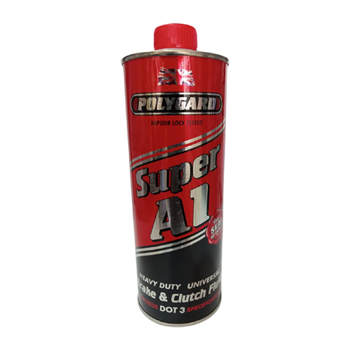 BRAKE FLUID DOT 3 SUPER A1 250ML POLYGARD Veligaa Hardware