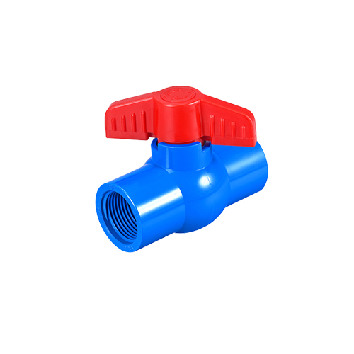 SCG PVC BALL VALVE WITH THREAD Blue Veligaa Hardware