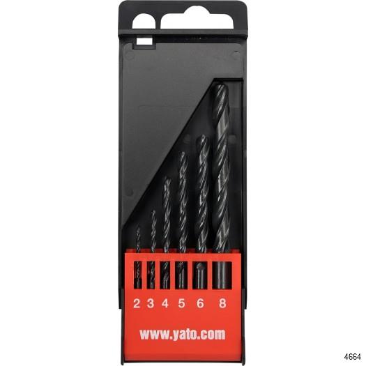 YATO DRILL BIT SET HSS 6PCS SE Veligaa Hardware