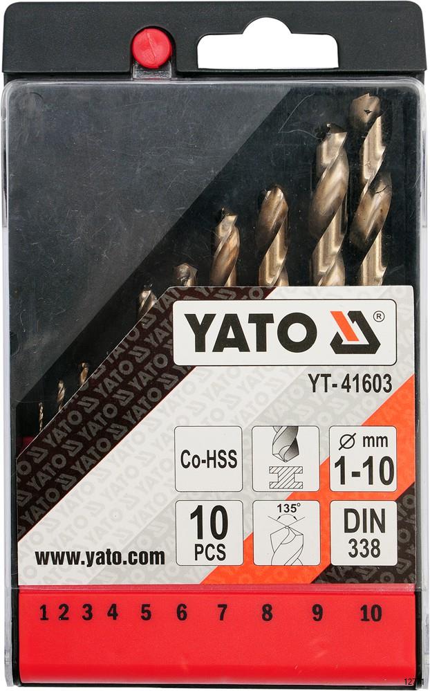 YATO HSSCO DRILL BIT SET 10 PCS Veligaa Hardware