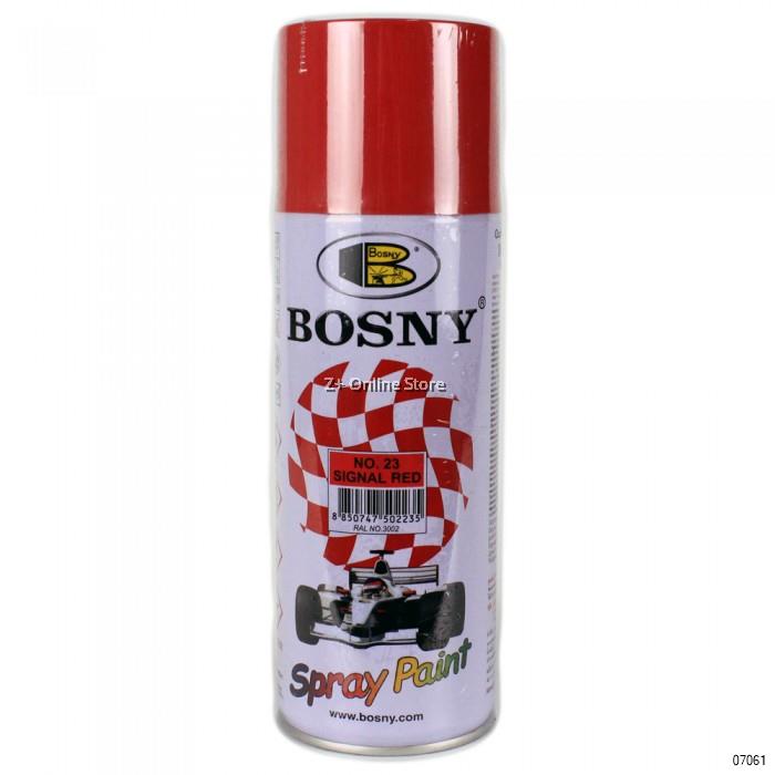 BOSNY SPRAY PAINT NO.23 SIGNAL RED Veligaa Hardware
