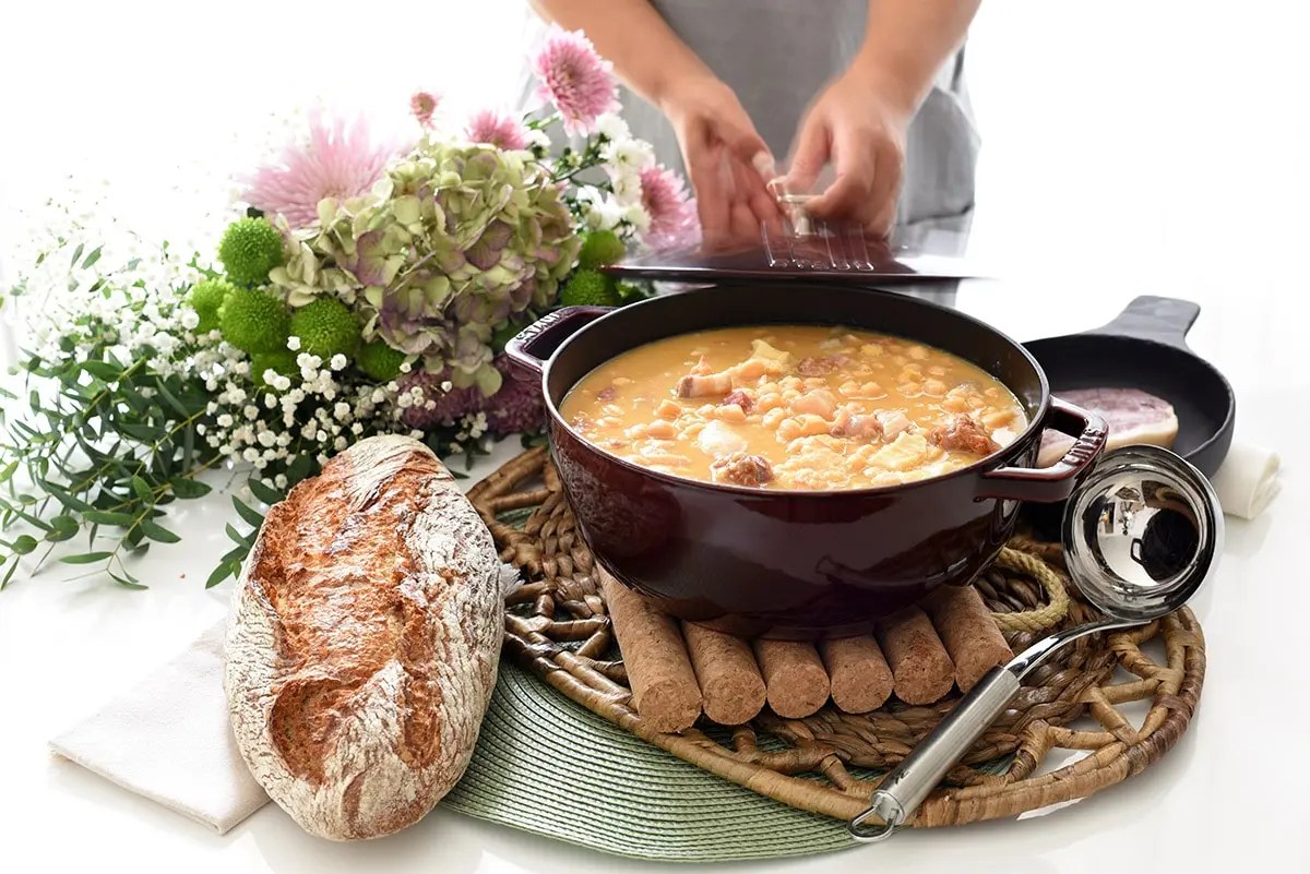 Callos a la gallega en olla rápida Velocidad Cuchara