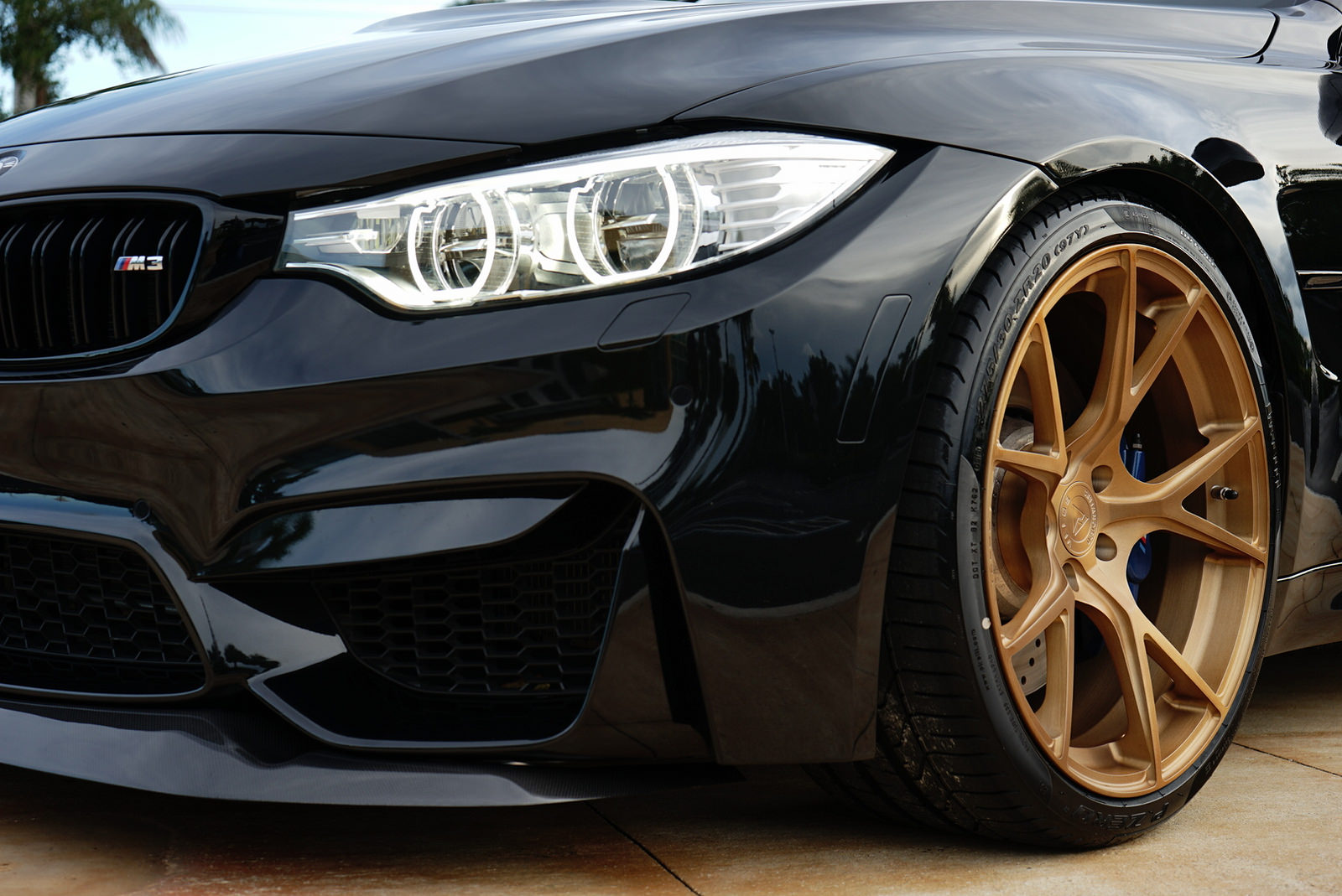 Sapphire Black F80 M3 on Velos S3 Wheels VELOS Designwerks