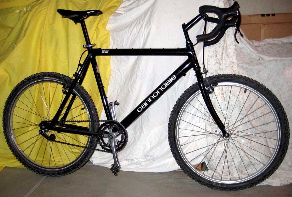 "Reeducated" 1993 Cannondale M500 on velospace, the place for bikes