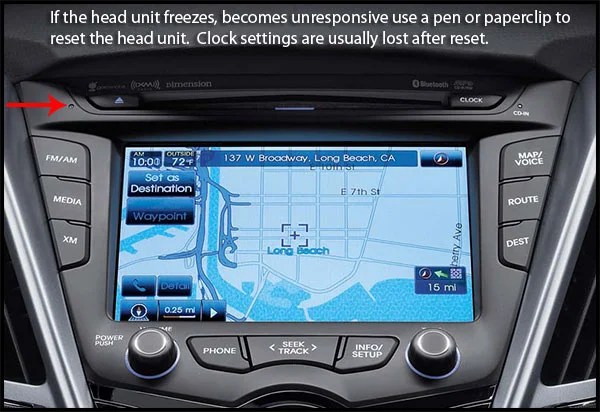 Hyundai Elantra Radio Reset Button Perfect Hyundai