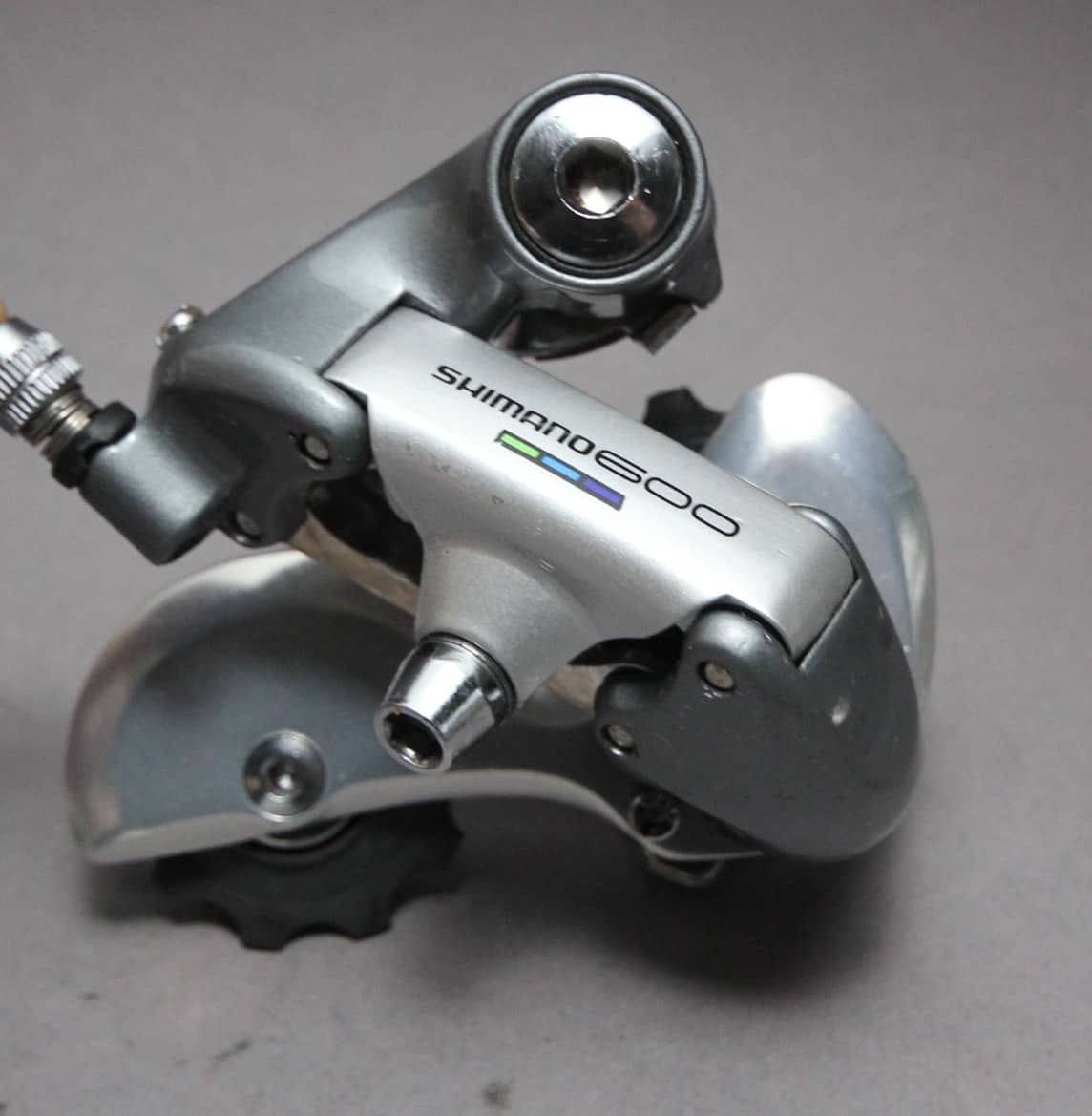 Shimano 600 Tricolor RD 6400 Rear Derailleur / 6S