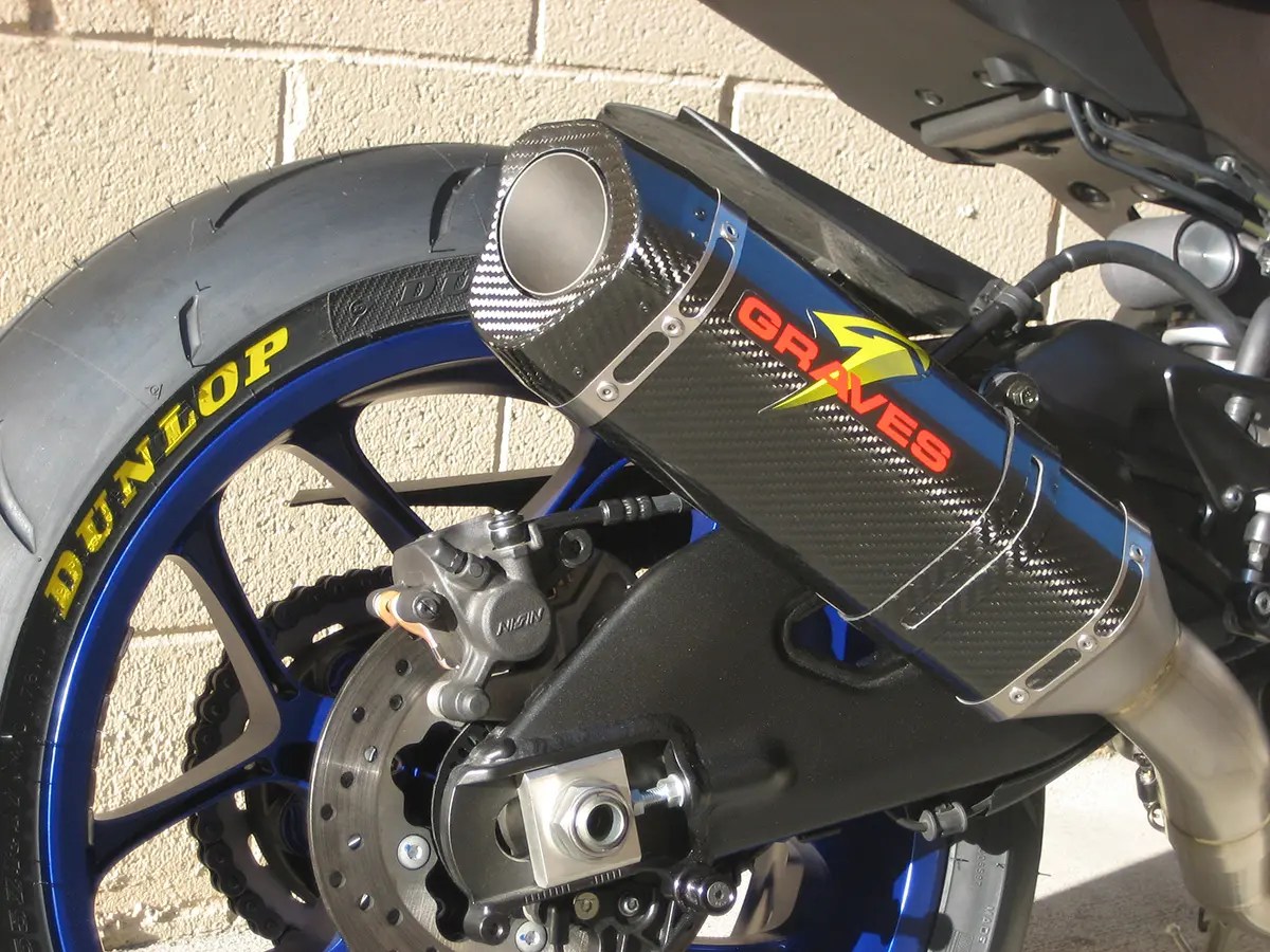 Graves Motorsports 2015 Yamaha R1 Full Titanium Exhaust System