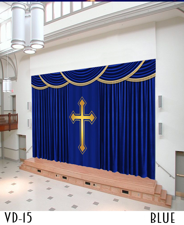 CUSTOM SIZE CURTAINS FOR CHURCH