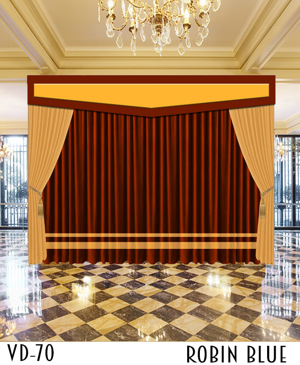 Luxury Hotel Stage Church Curtains
