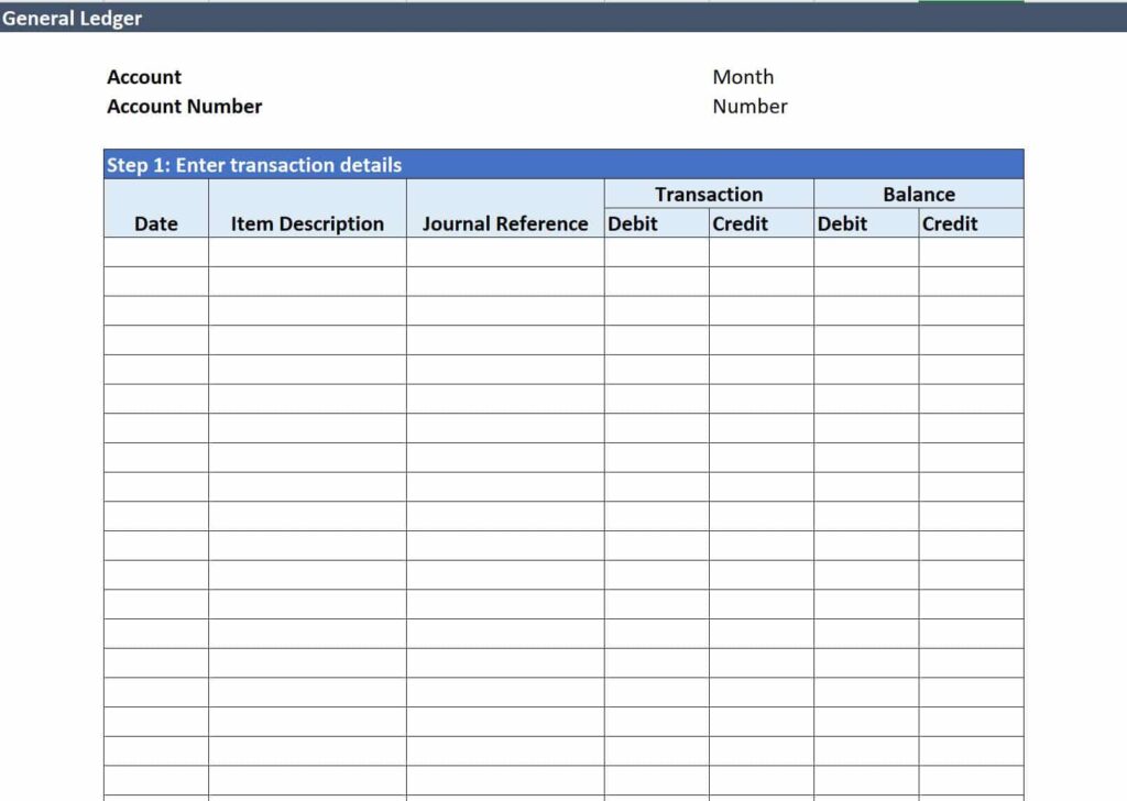 Sales General Ledger