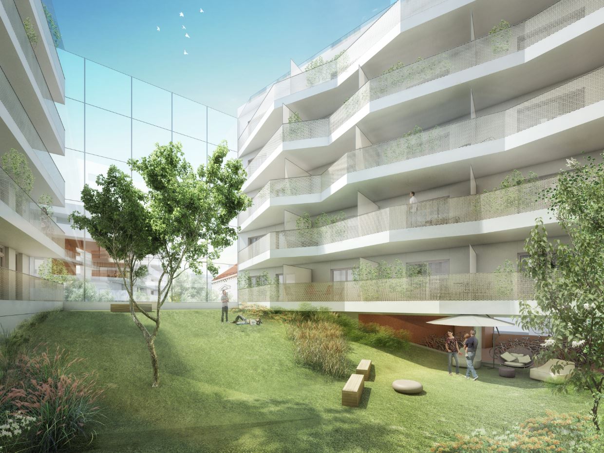 Atrium Innenansicht Hof VENTA Real Estate Group