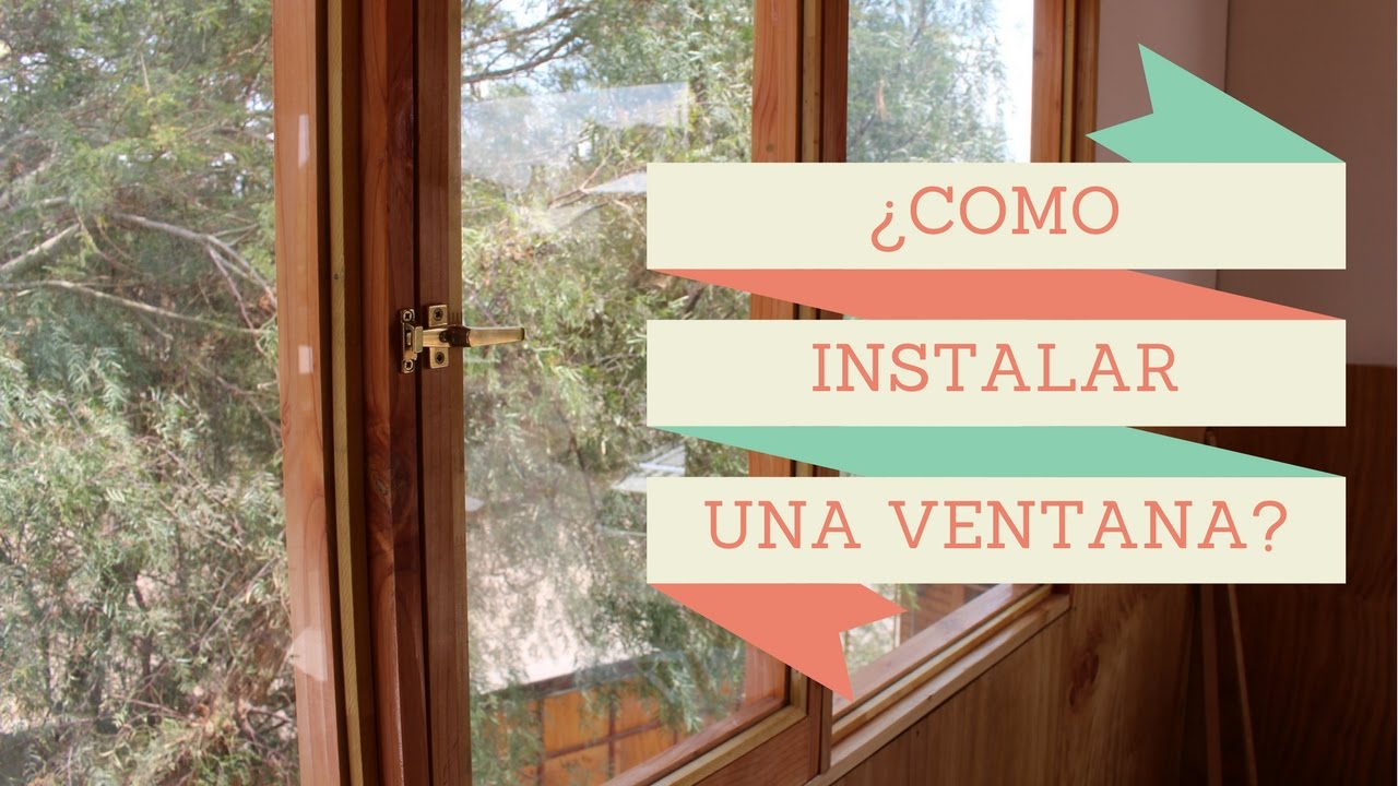 ¿Cómo instalar una ventana? VENTERBUR Fabrica de ventanas de PVC y