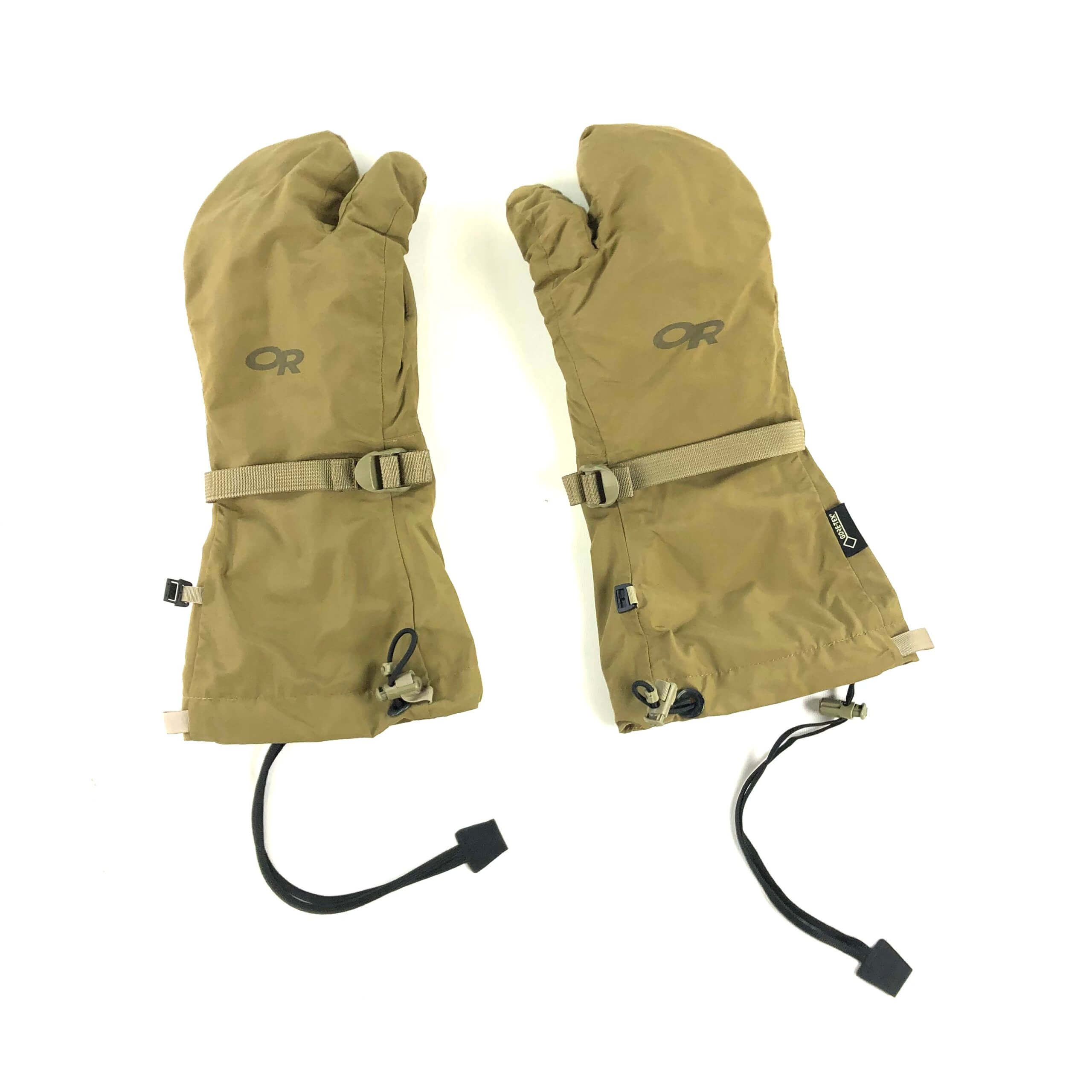 Outdoor Research MGS TF Mitten Shell, Coyote Brown [Genuine Issue]