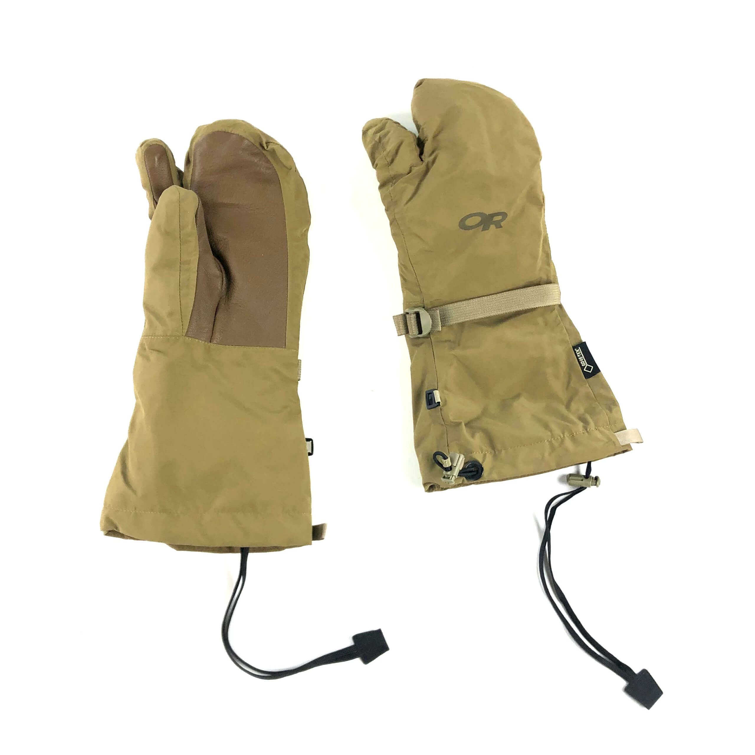 Outdoor Research MGS TF Mitten Shell, Coyote Brown [Genuine Issue]