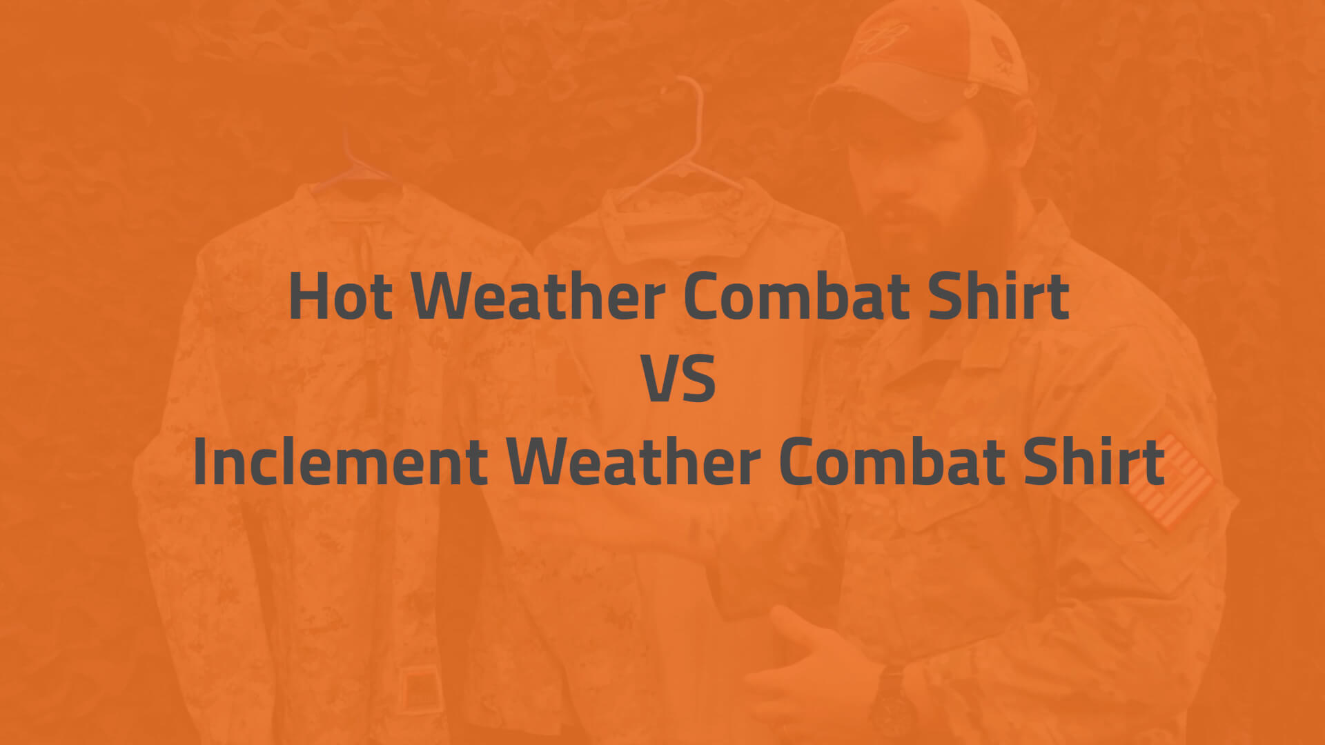 USMC Combat Shirt Duke Out Inclement vs Hot Weather Combat Shirts