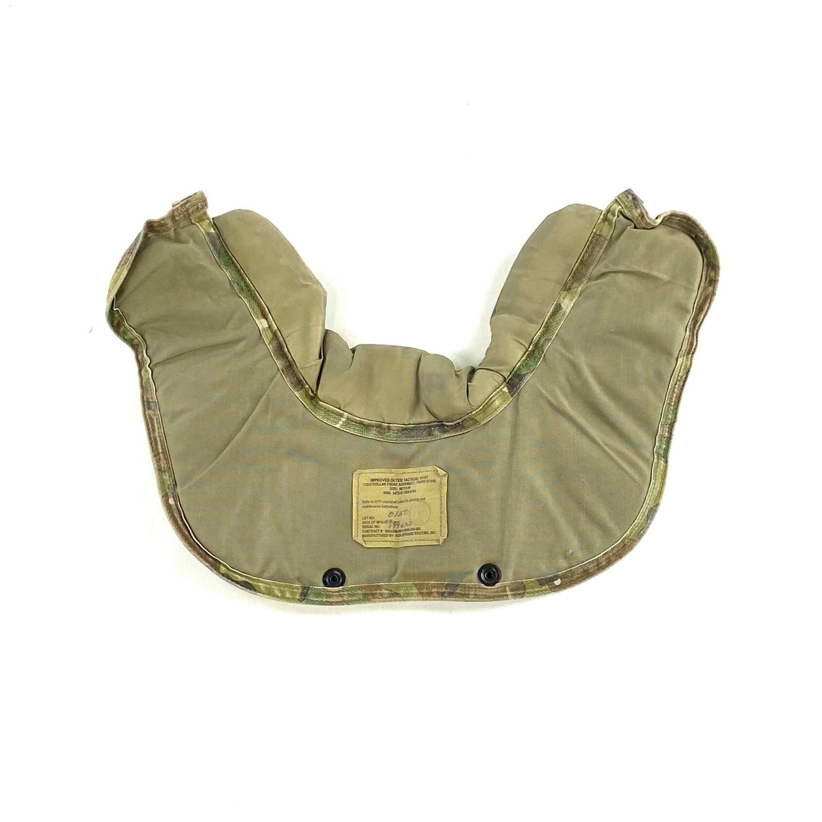 US Army IOTV Yoke and Collar Front Assembly, OCP Venture Surplus