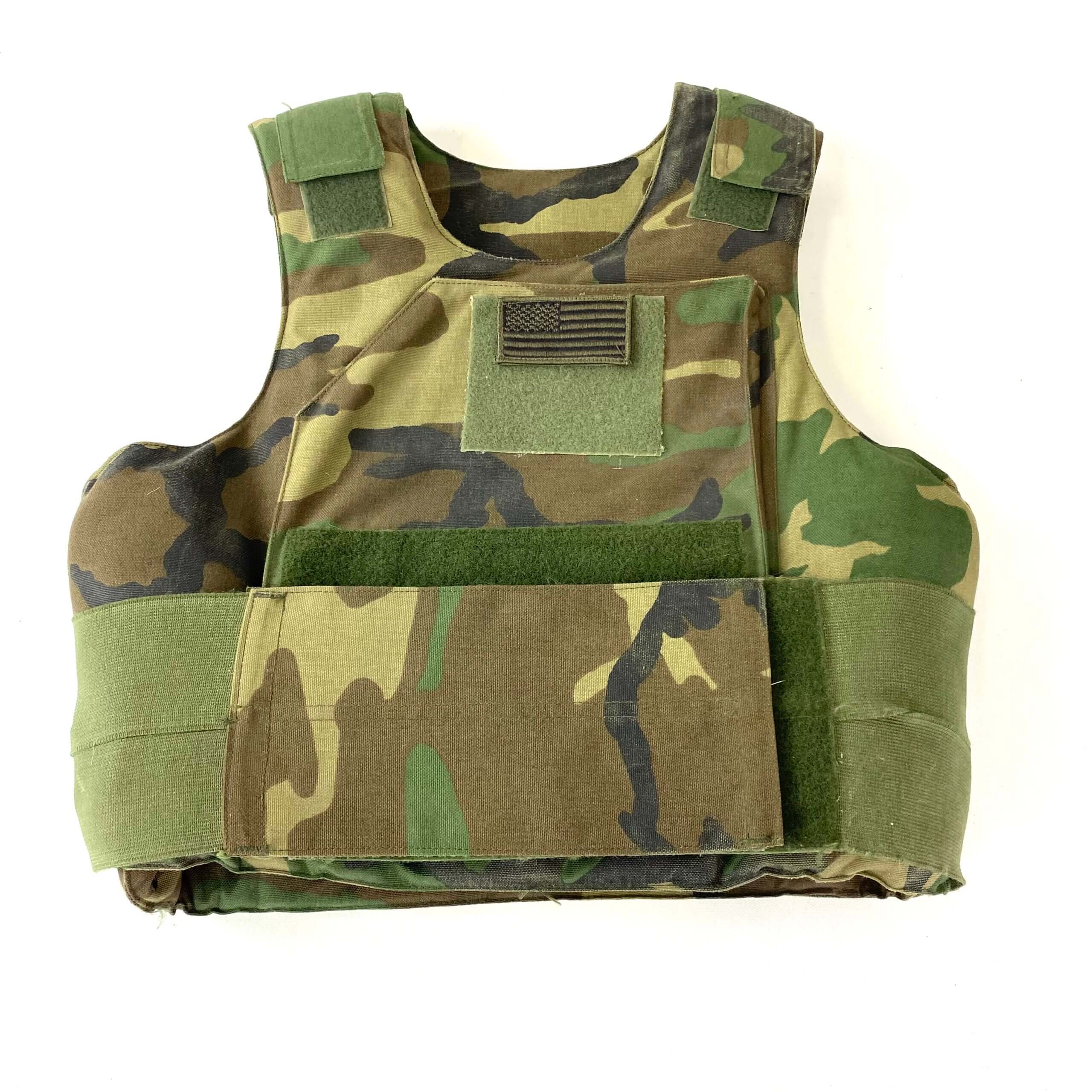 USGI Gen 1 Ranger Body Armor, RBA, Woodland Camo Venture Surplus