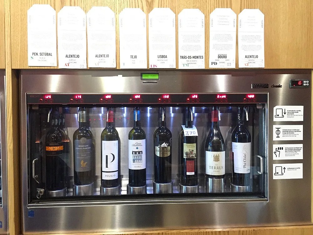 Wine Tasting Room Wine Vending Machines