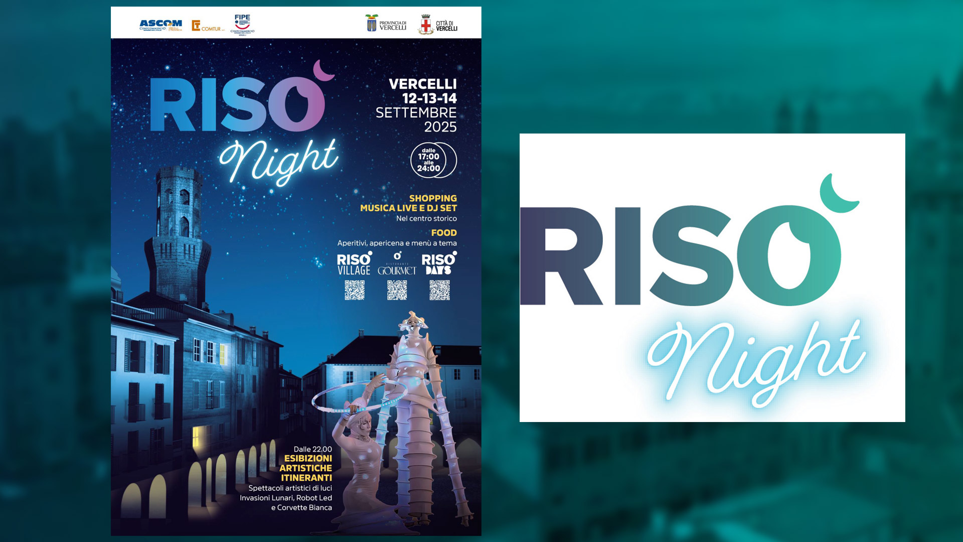RISO’ NIGHT – 12, 13 e 14 settembre 2025